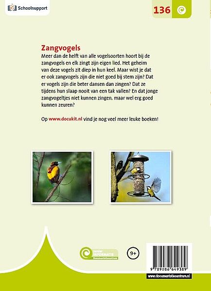 JI-zangvogels backcover