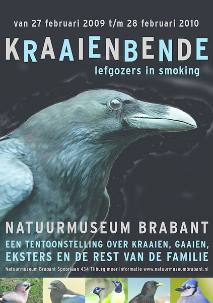 Natuurmuseum Brabant, Kraaienbende2, poster