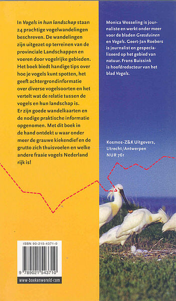 Vogels in hun landschap, backcover